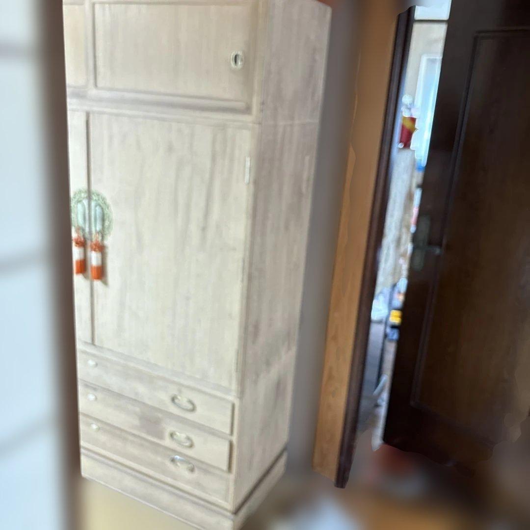 アンティーク 高級 桐箪笥 鍵付き