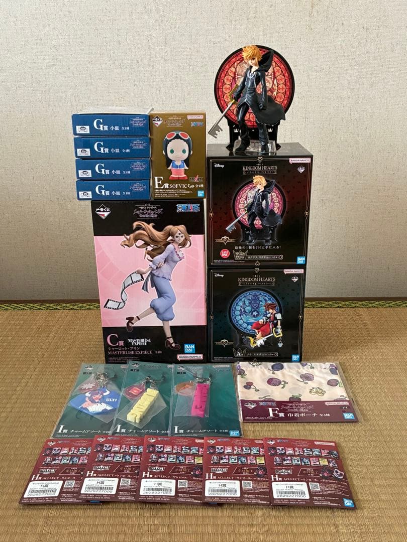 一番くじキングダムハーツ ロクサス ソラ フィギュアセット キングダム