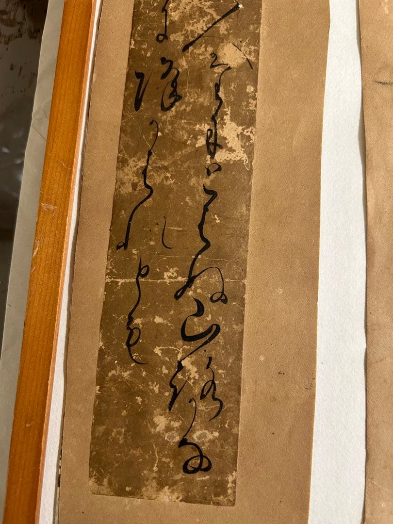 短冊 公家 正親町寛連 日野弘資 冷泉為久 肉筆 短歌 俳句 江戸