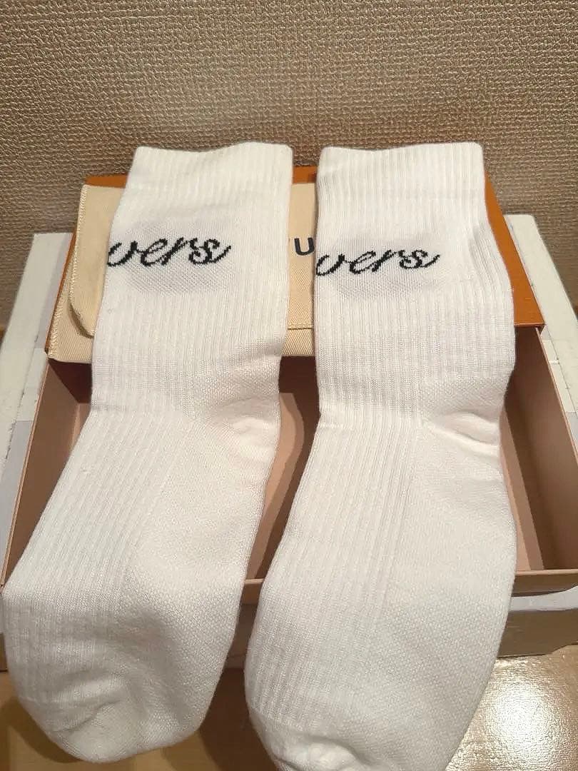 Louis Vuitton ロゴソックス ホワイト