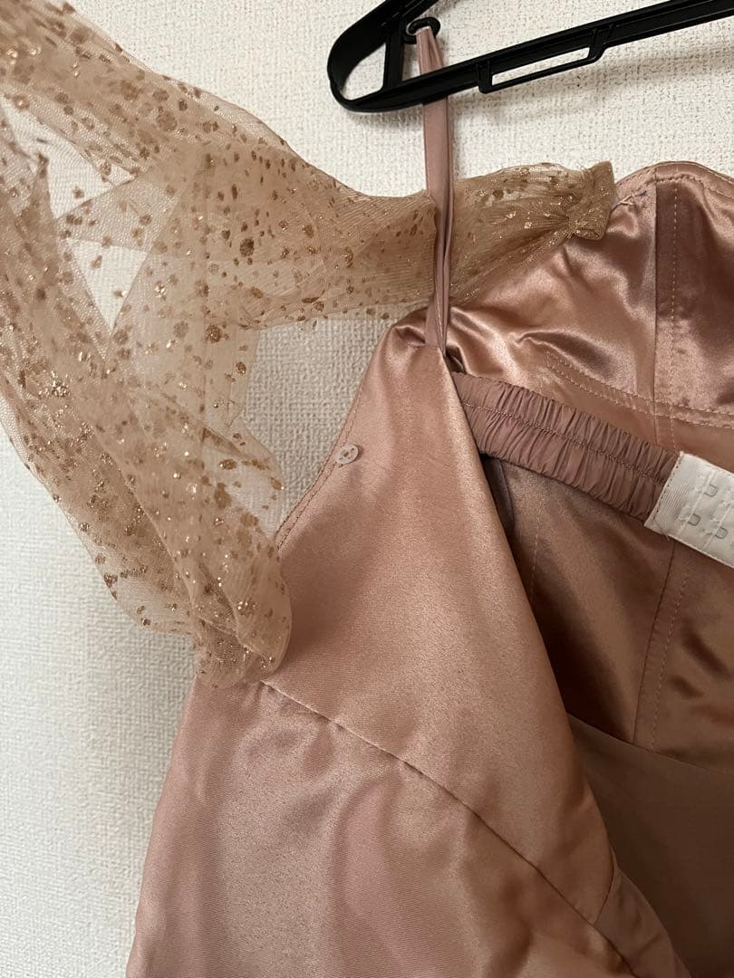 【ぽっぽ】カラードレス ピンクドレス ブラウンドレス ウェディング 結婚式