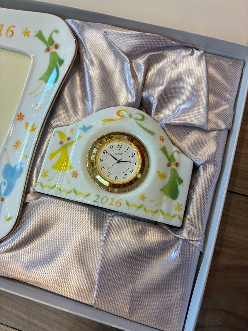 和光】Wako 写真立て＆置き時計セット