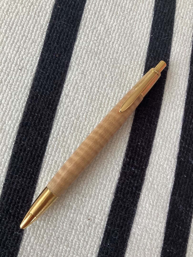 ボナンペン 栃縮杢 真鍮金具 文房具・事務用品 ボナンペン シャーペン