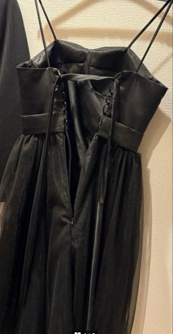 前撮り　カラードレス　黒