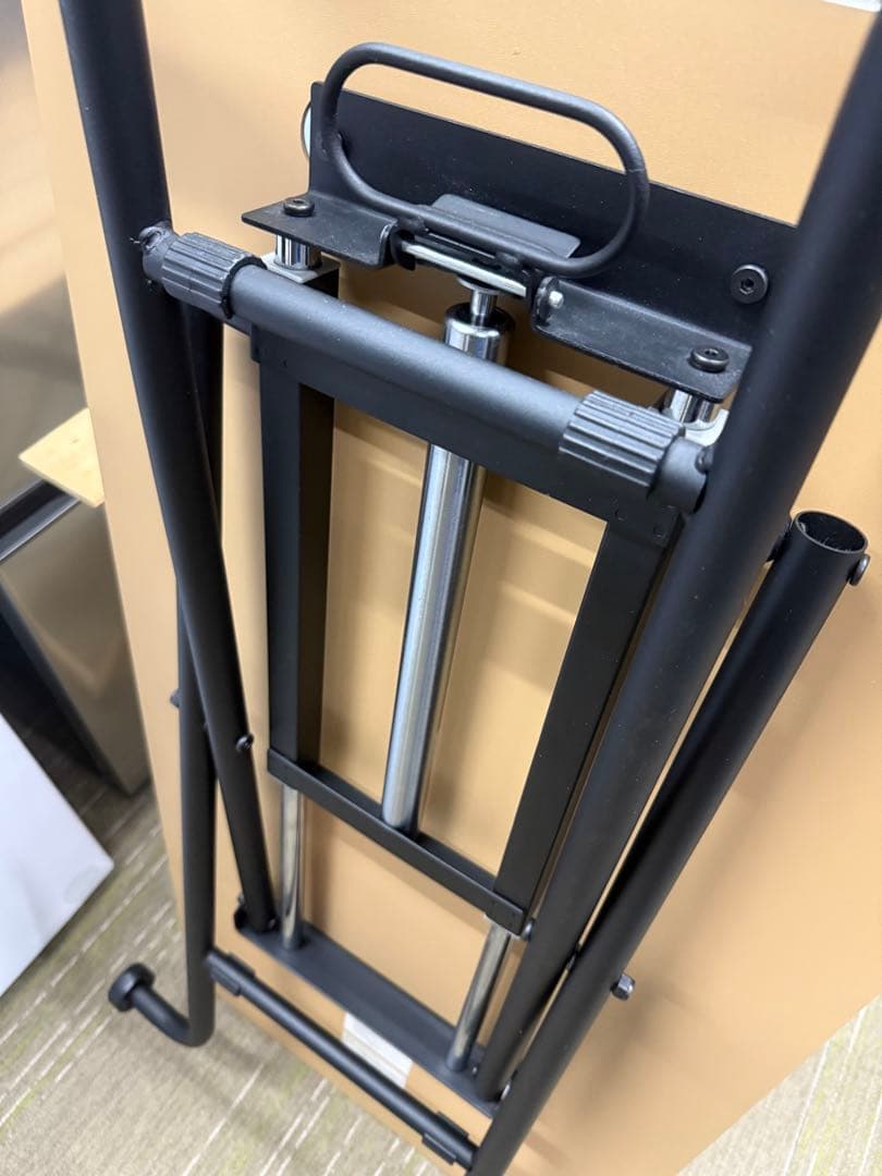 【美品】ニトリ　昇降センターテーブル　(ライザN WW/BK)