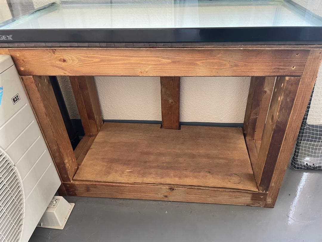 エルモ　90cm水槽　水槽台　上部フィルター