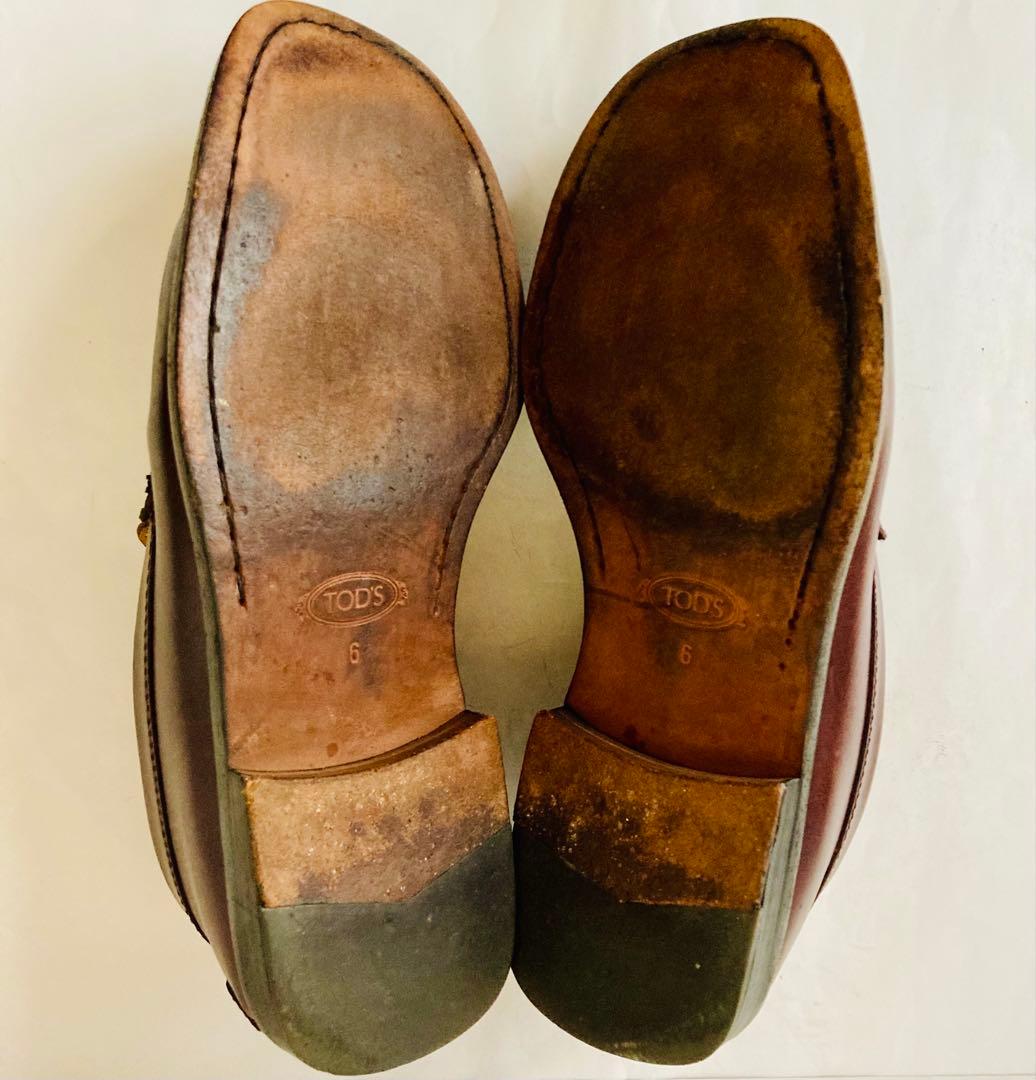 YUTATOD'S トッズ 濃茶 ローファー 25cm 除菌・消臭済み