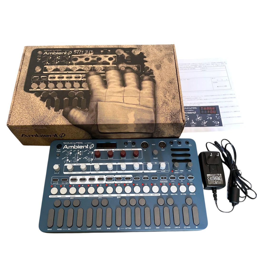 SONICWARE LIVEN Ambient Ø 新品同様 アダプター付 Sonicware Liven Ambient Ø ACアダプター付 LIVEN Ambient Ø Starter