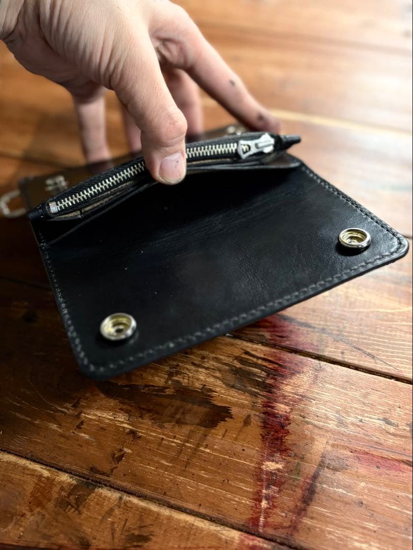 【*mickeymouse*】トラッカーウォレット TW-03 クロコ