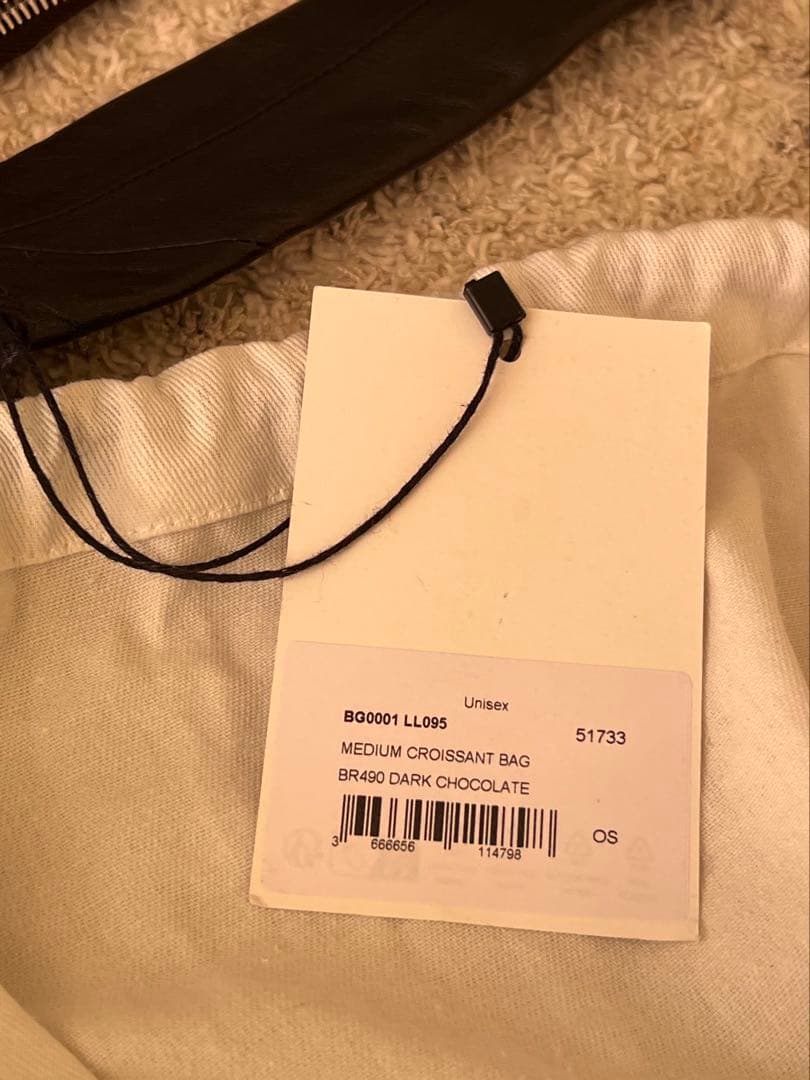 [美品]LEMAIRE ショルダーバッグ ミディアム　ダークチョコレート