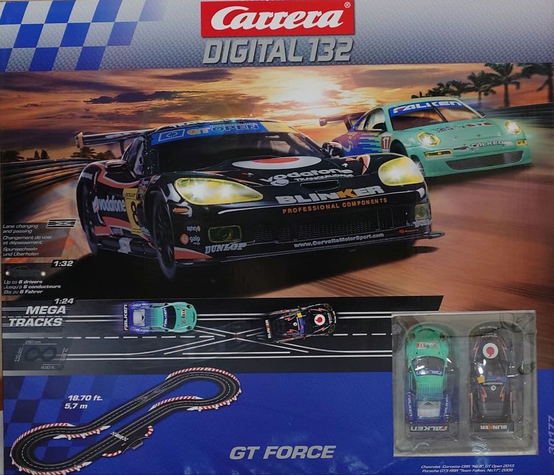 カレラデジタル132GT FORCEコースセット　 カレラデジタルCarrera