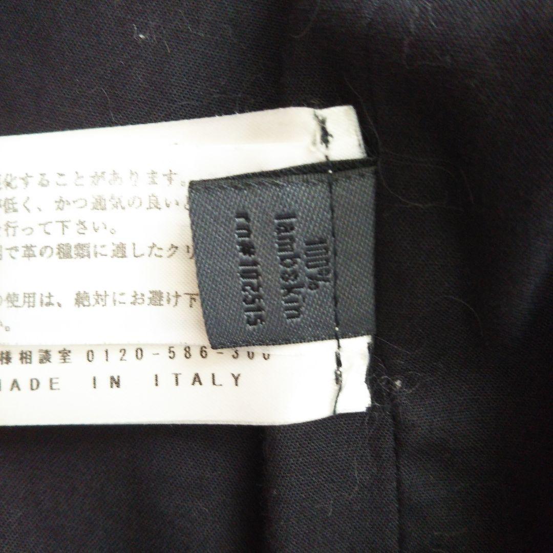 john varvatos レザージャケット 黒 ブルゾン 50