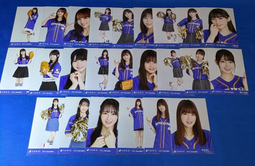 乃木坂46 ベースボールシャツ2023 生写真 33コンプ 99枚