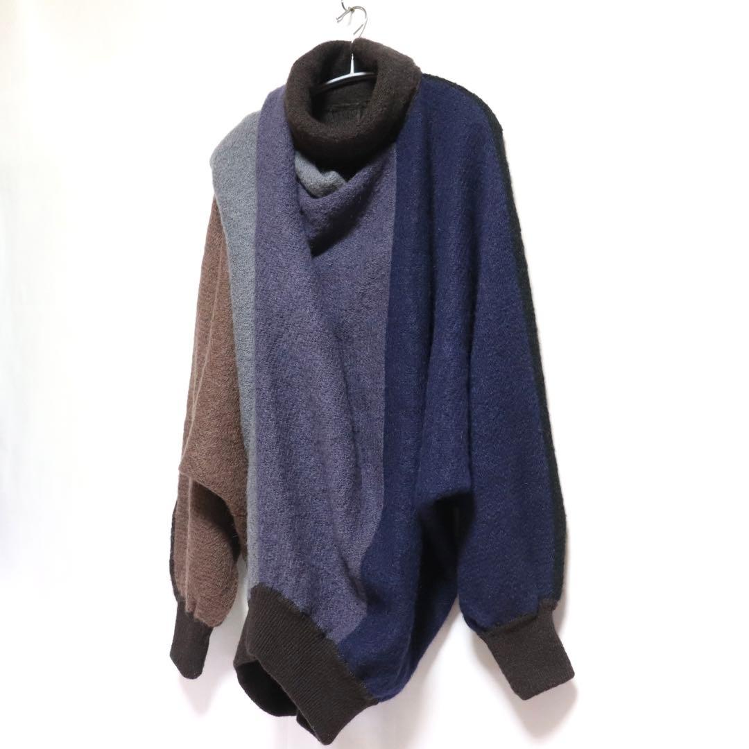 希少【ISSEY MIYAKE】筆タグ 80s vintage/ニット 3本腕 メンズ