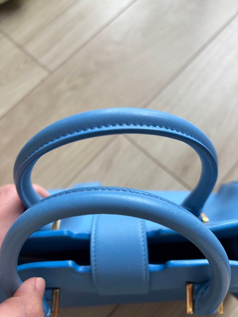 SAINT LAURENT ブルーハンドバッグ YSL