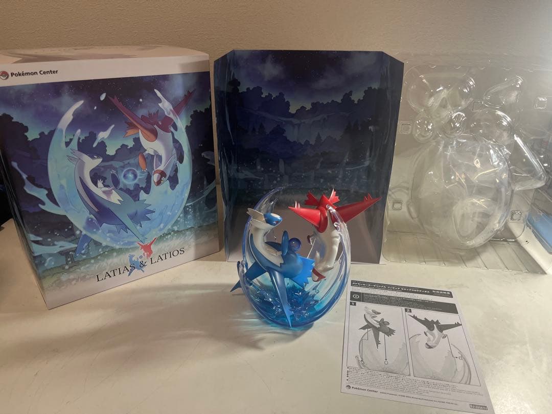 ポケモンセンターオリジナル フィギュア ラティアス&ラティオス 美品
