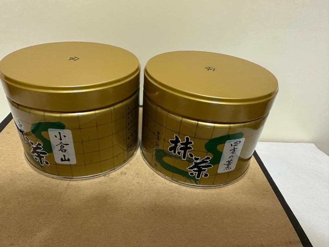 山政小山園 小倉山150g 四方の薫 抹茶 150g 2缶セット momo