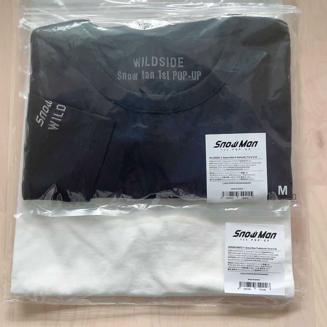 【Mサイズ】 Man 1stPOP-UP Tシャツ2種 ステッカーセット