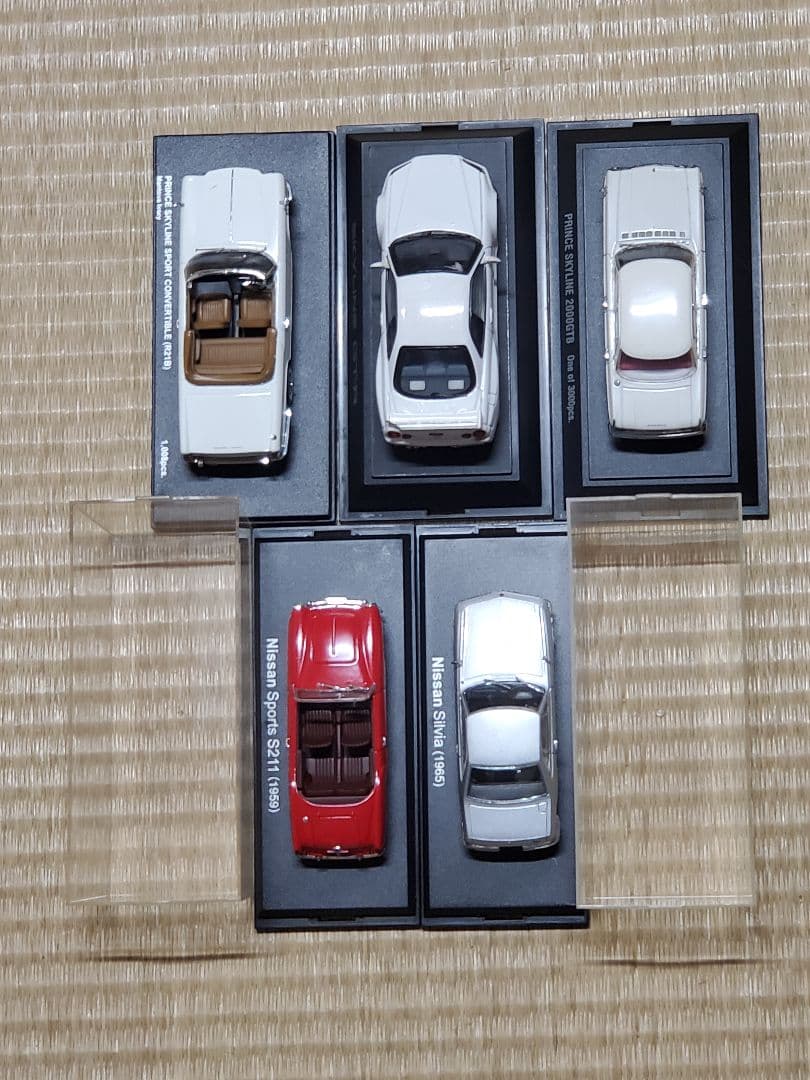 Nissan 旧車ミニカーセット 5台