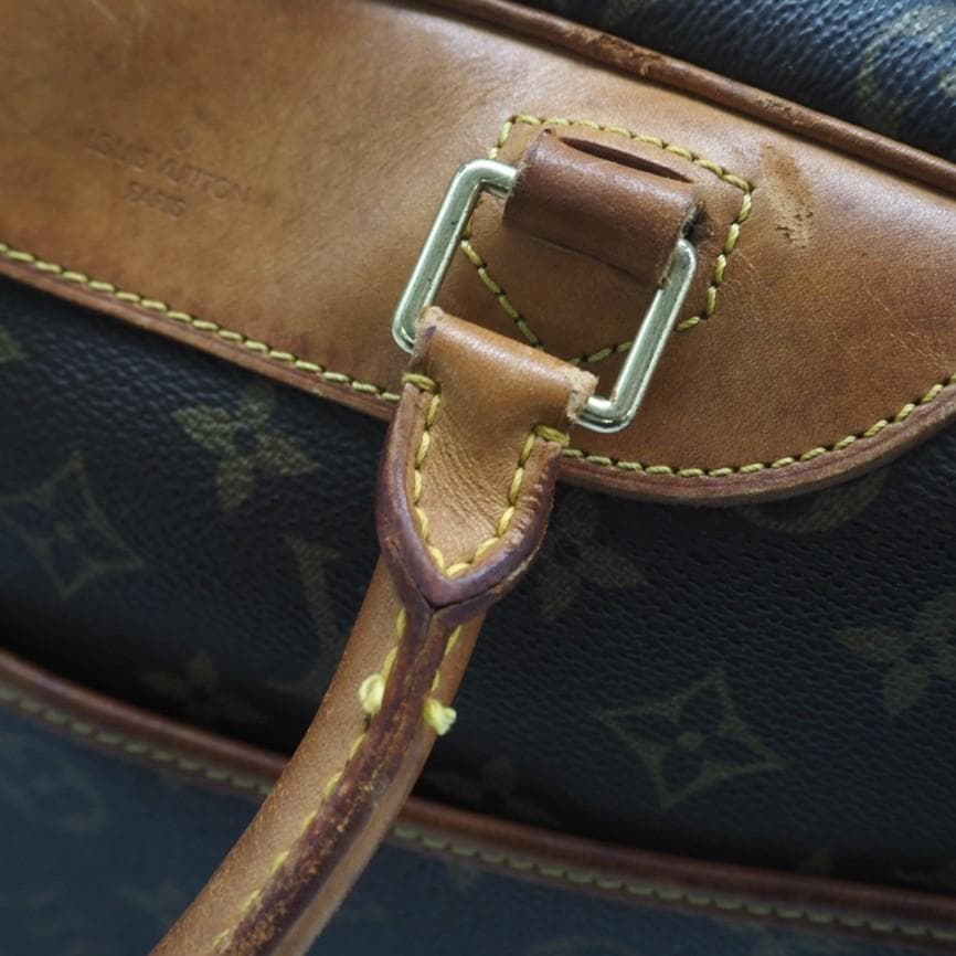 LOUIS VUITTON ハンドバッグ モノグラム ドーヴィル ブラウン 茶