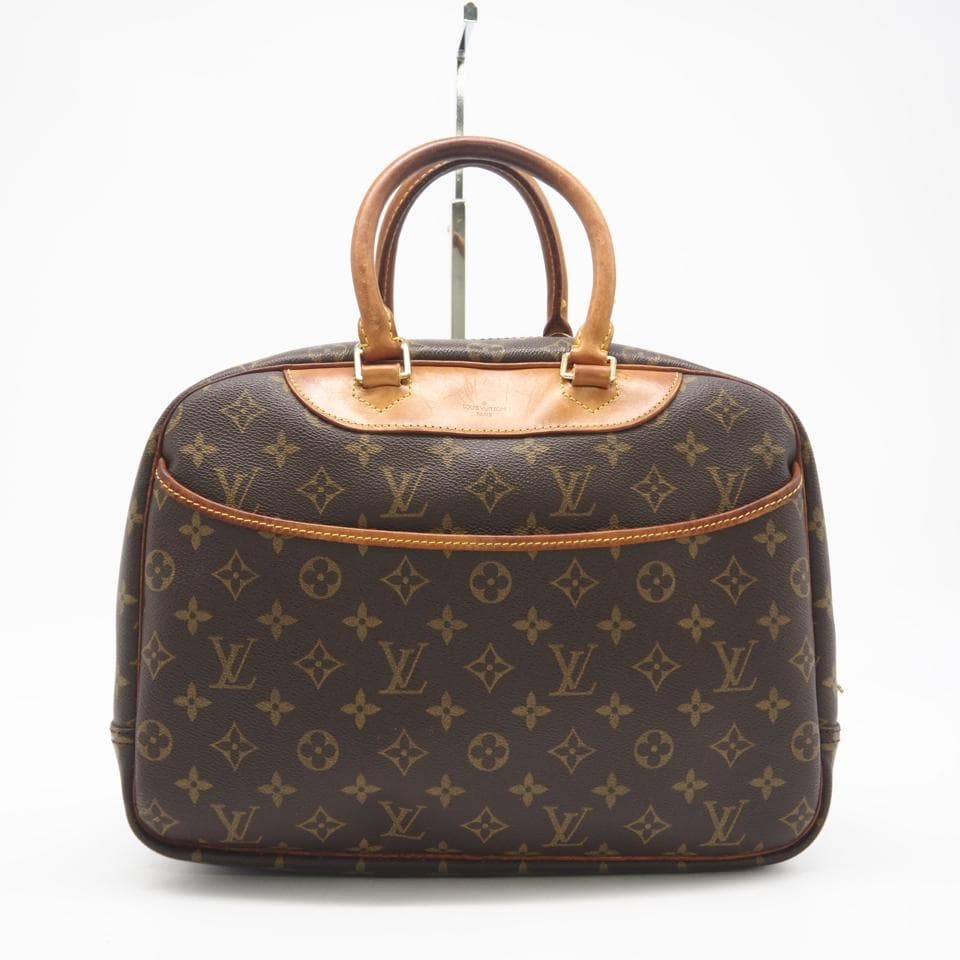LOUIS VUITTON ハンドバッグ モノグラム ドーヴィル ブラウン 茶