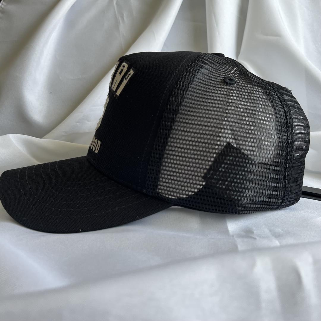 AMIRI ブラックメッシュバックキャップ 新品タグ付き