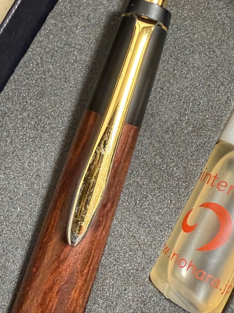 野原工芸 シーオーク シャープペンシル 旧型ゴールド金具シャーペン