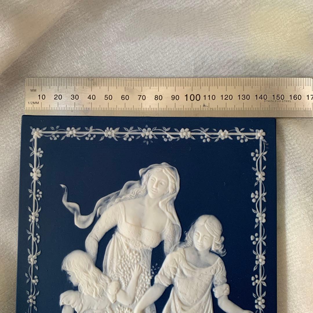 ビンテージ　ビレロイボッホ　ハンドペイント　ハンドメイド　飾り陶板　1978年