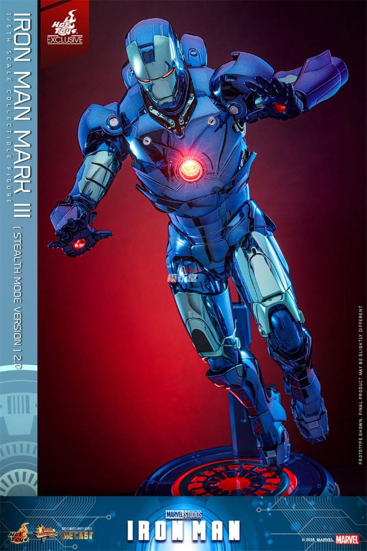 ホットトイズ 1/6 アイアンマン・マーク3 ステルスモード MMS814D71