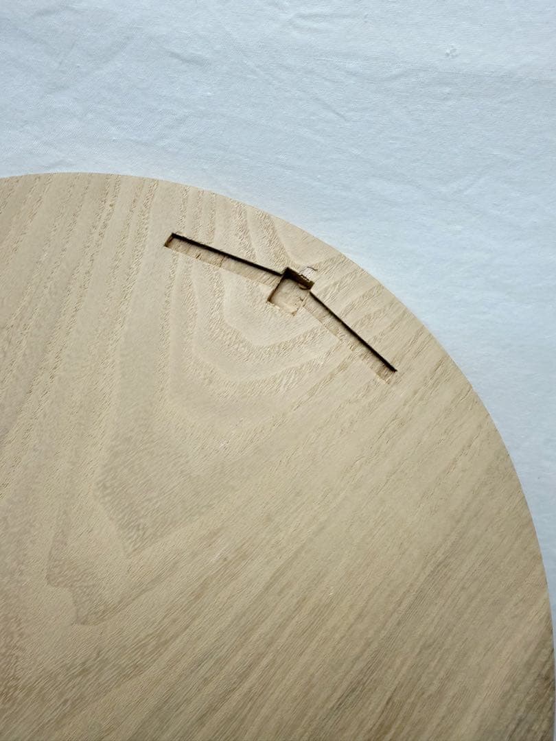 ほぼ未使用 茶道具 小林正利作 桐丸卓 利休好写し 組み立式