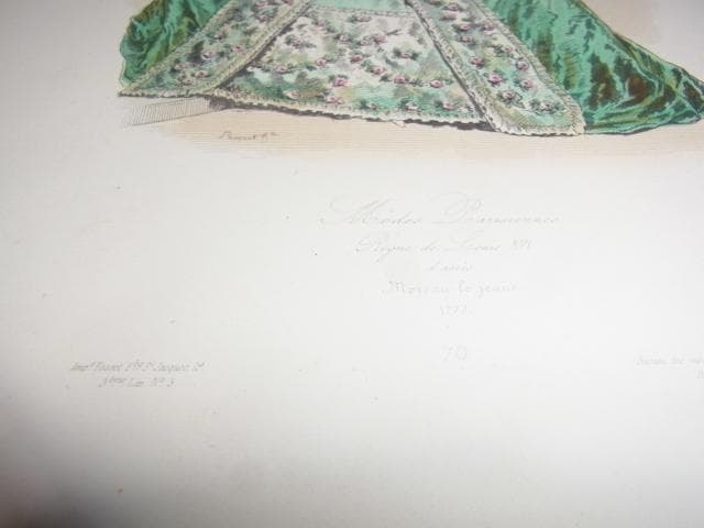 1865年スチール彫刻版画◇仏製ファッション画『ヒッポライト・ポーケ