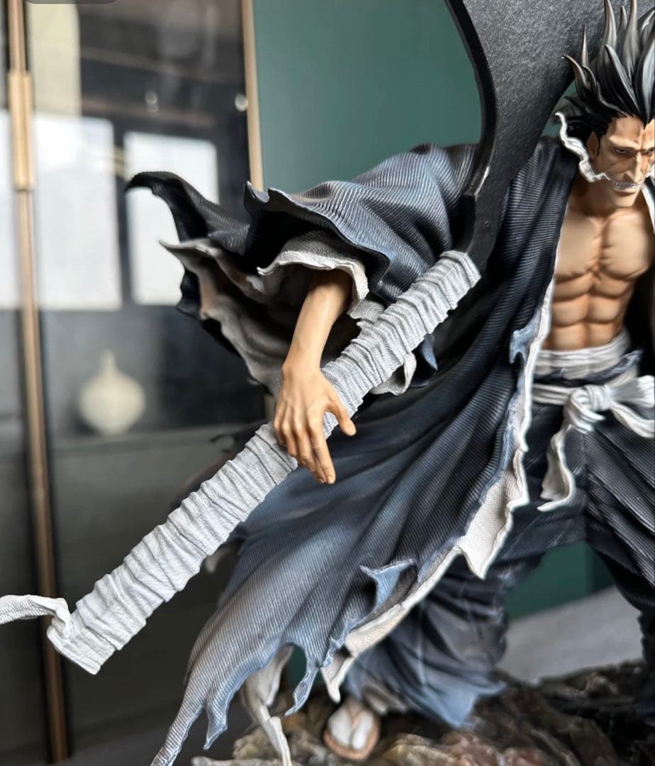 BLEACH 更木剣八 ガレージキット ガレキ スタチュー①⑥