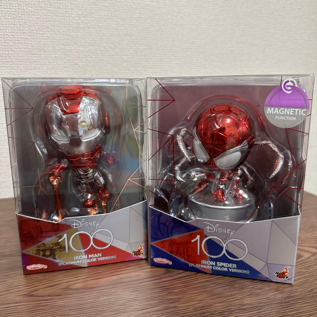 コスベイビー アイアンマン スパイダーマン ディズニー100周年記念 2点
