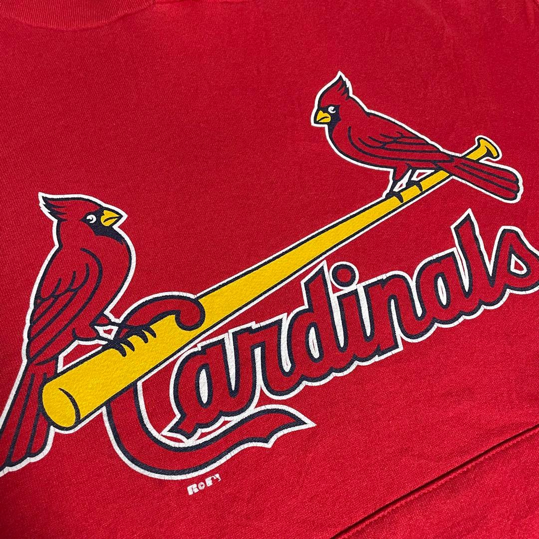 90s RUSSELL ラッセル MLB カージナルス ビッグロゴ パーカー