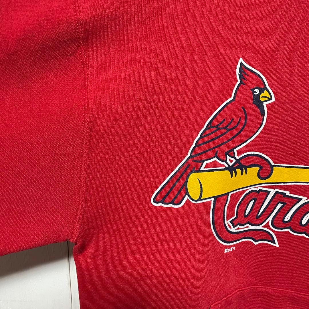 90s RUSSELL ラッセル MLB カージナルス ビッグロゴ パーカー