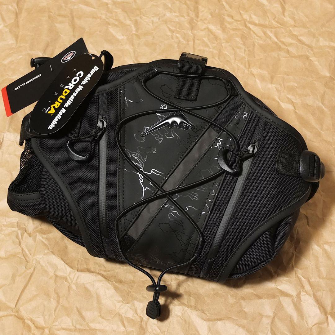 クシタニ ヒップバッグ K-3586B ブラックアウト限定モデル ウエスト