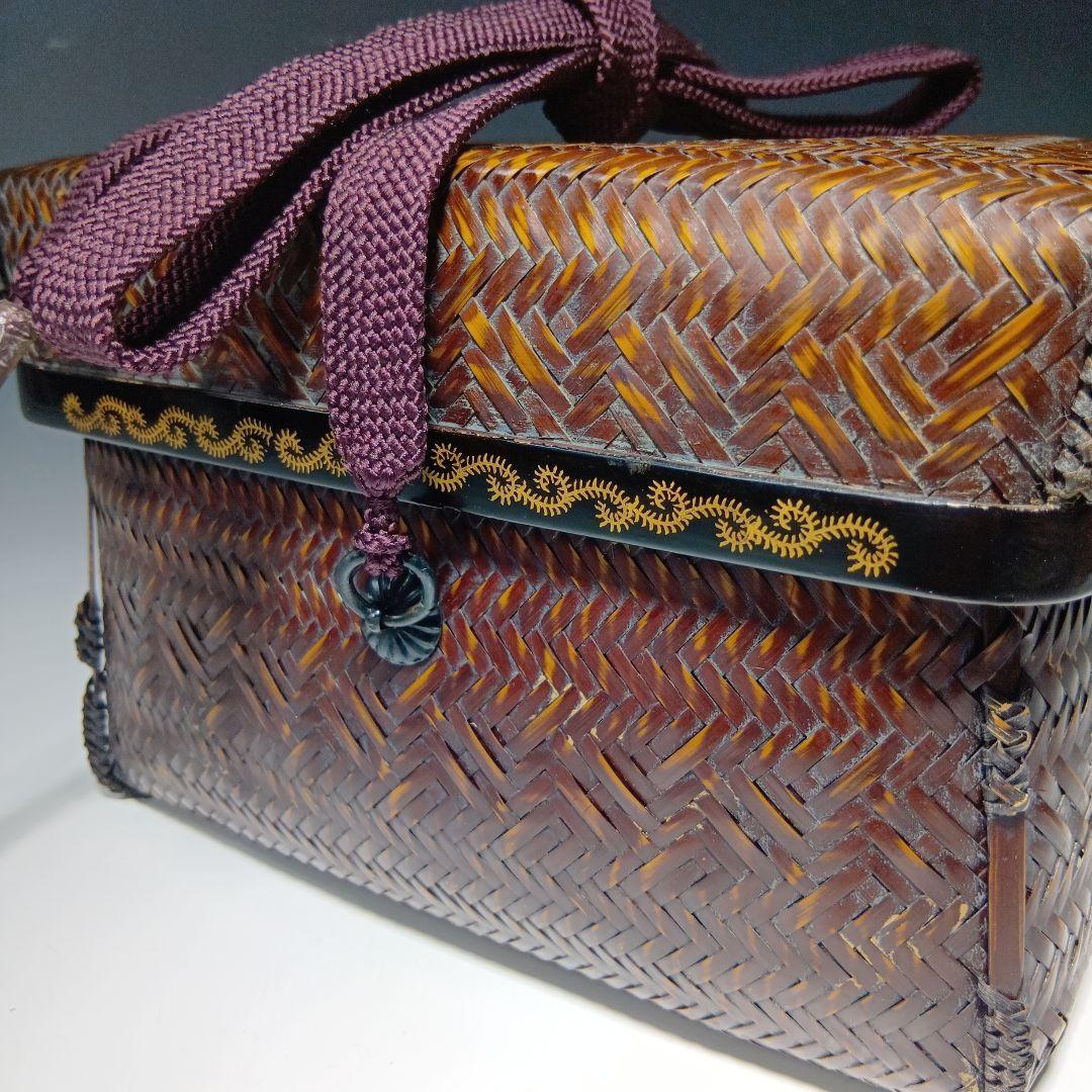 値下げ茶道具 (竹秀斎)御所籠一式 共箱 美品 - メルカリ