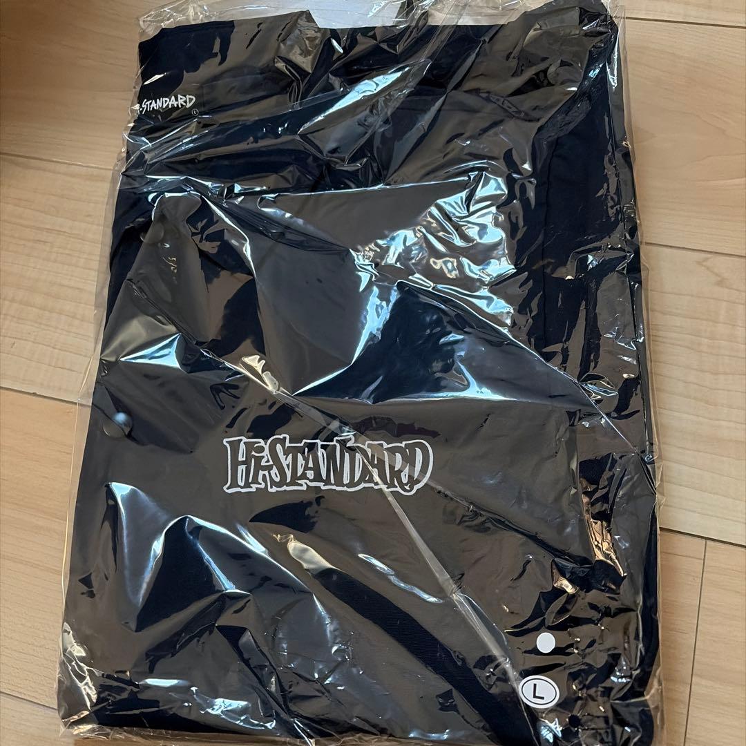 新品未開封】Hi-STANDARD ロゴ コーチジャケット L 紺 - メルカリ