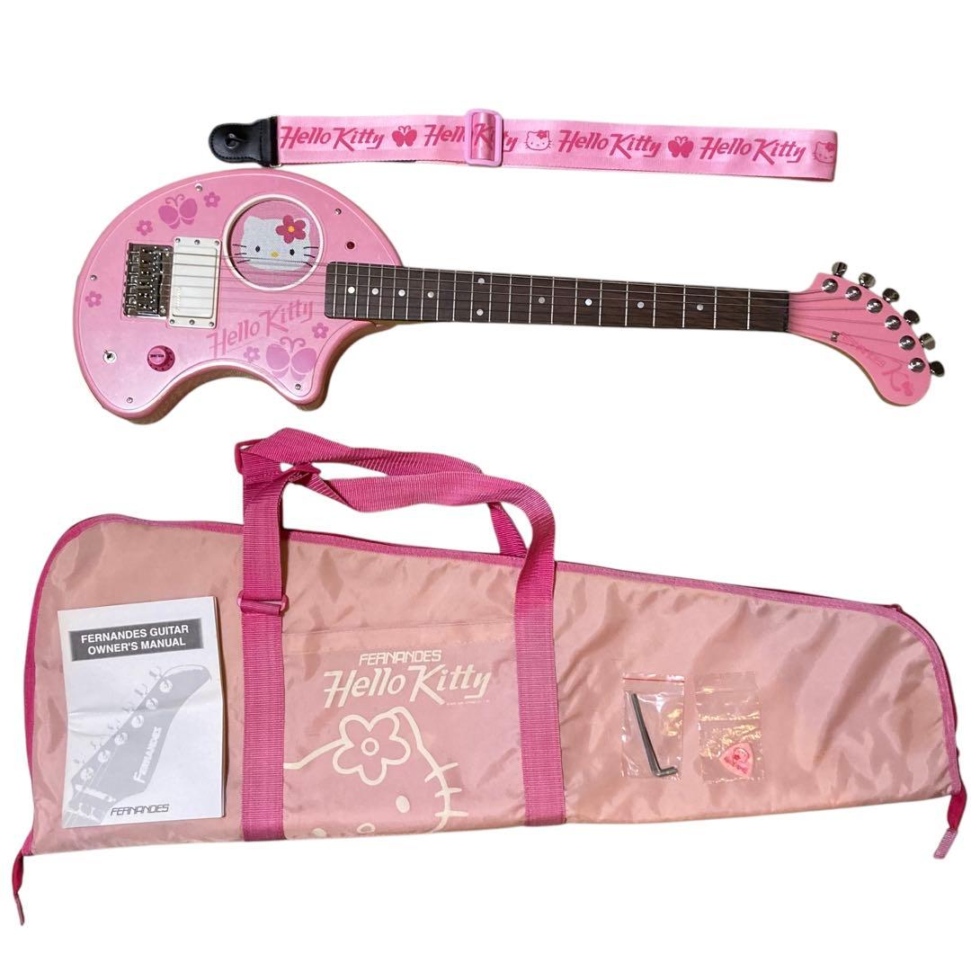 ハローキティ エレキギター FERNANDES ZO-3 kitty