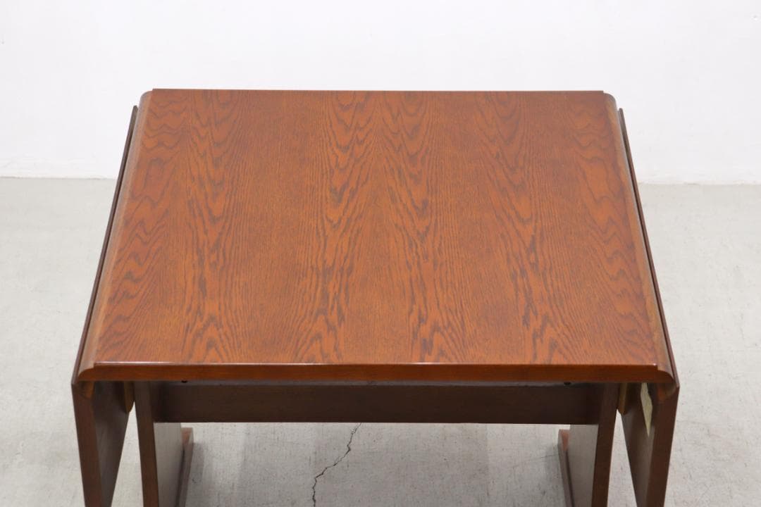 三越家具 ブルージュ 楢材 クラシカル バタフライ ダイニングテーブル 机