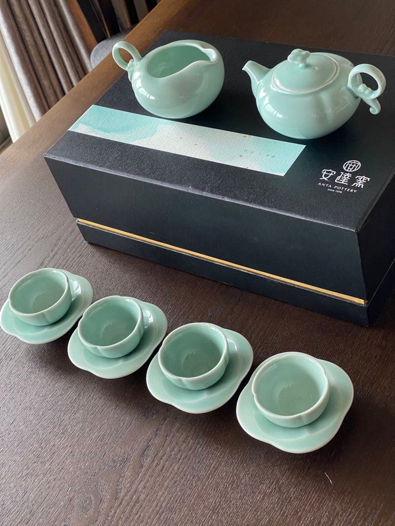 中国茶器 台湾茶器 台湾安達窯 茶器セット 湯呑みセット モダン