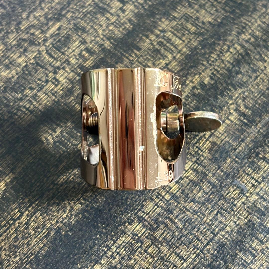 B♭クラリネットリガチャー　BG ローズゴールド　L39 キャップセット