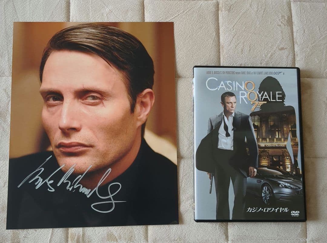 本日のみ大幅値下》カジノ・ロワイヤル DVD マッツ・ミケルセン サイン