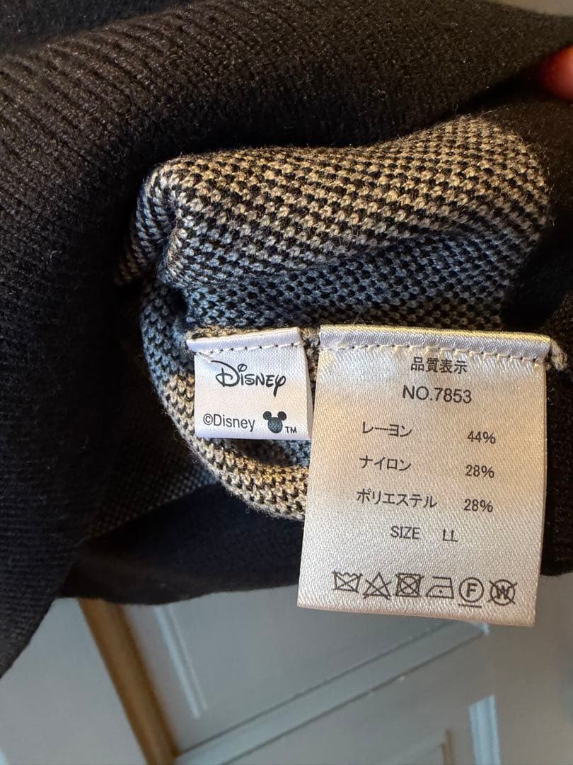 早い者勝ち！セール今期DELSOLデルソルLLゴルフセーター美品ミッキー&ミニー