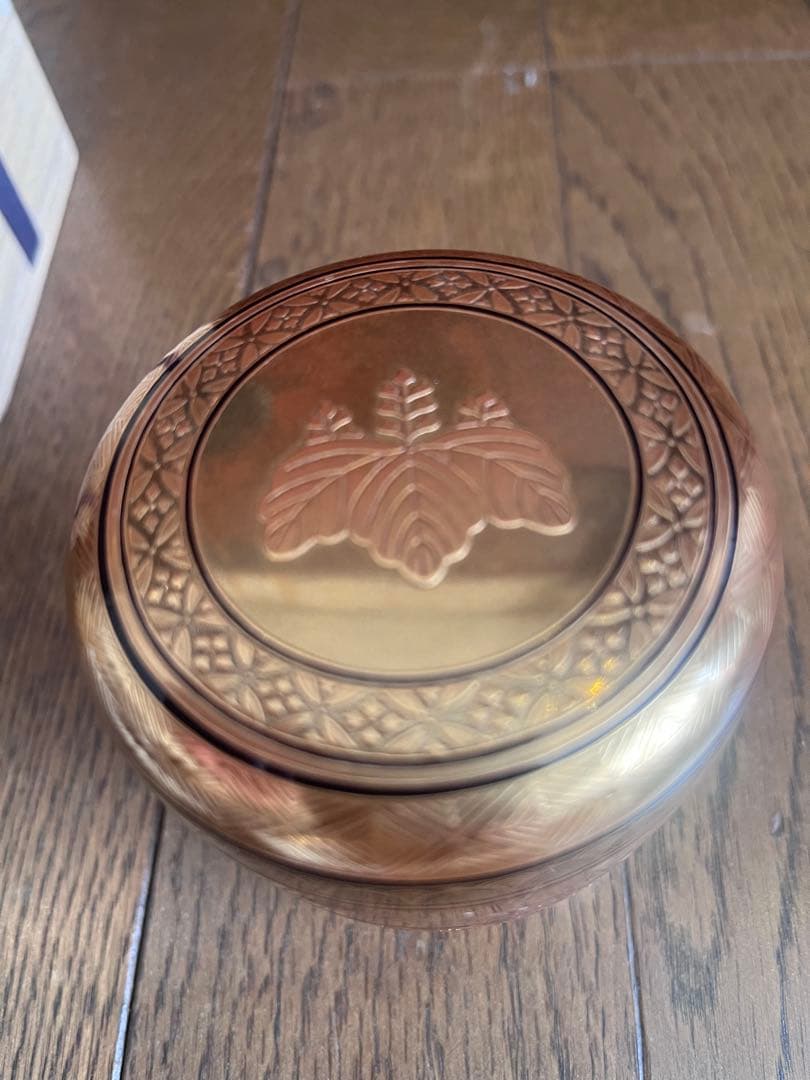 茶道具用 棗 木箱付き 下出光斉 小紋蒔絵