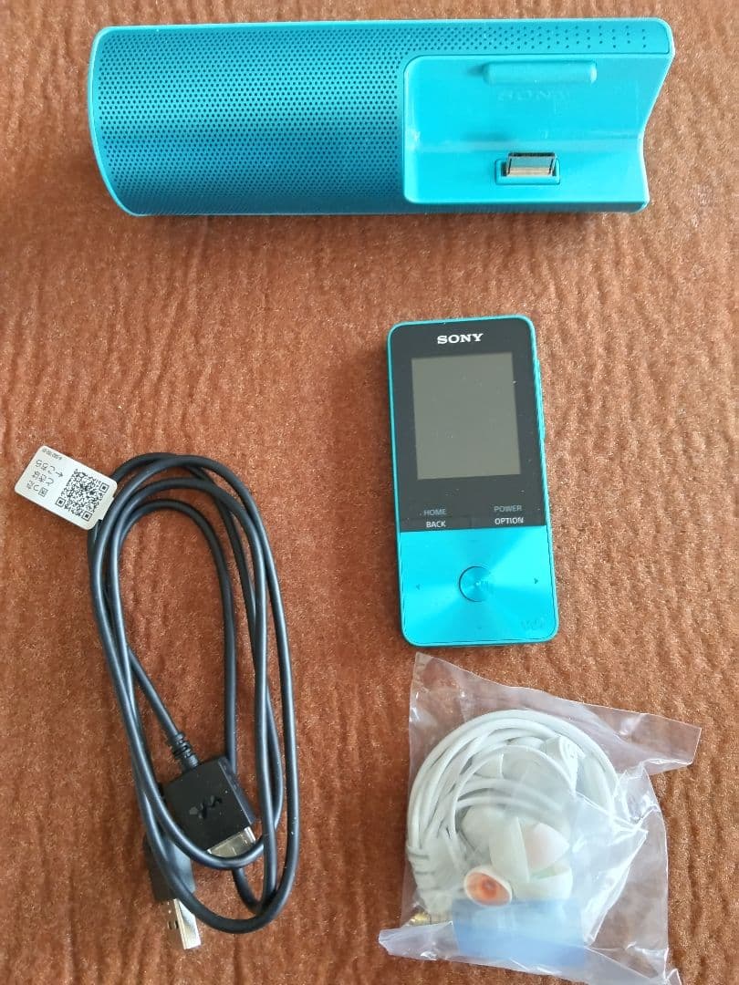SONY ウォークマン NW-S313 青色 カバースピーカーUSBケーブル付き