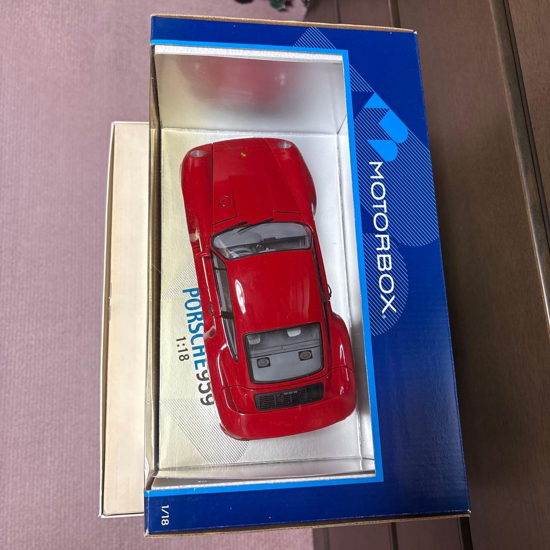 京商　モーターボックス　ポルシェ959 1/18 未開封
