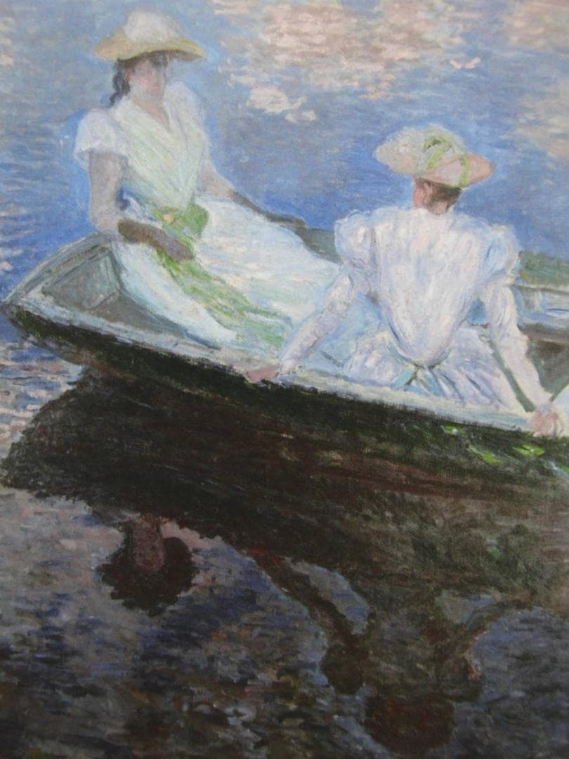 クロード・モネ、「Young Women in Boat」、厳選