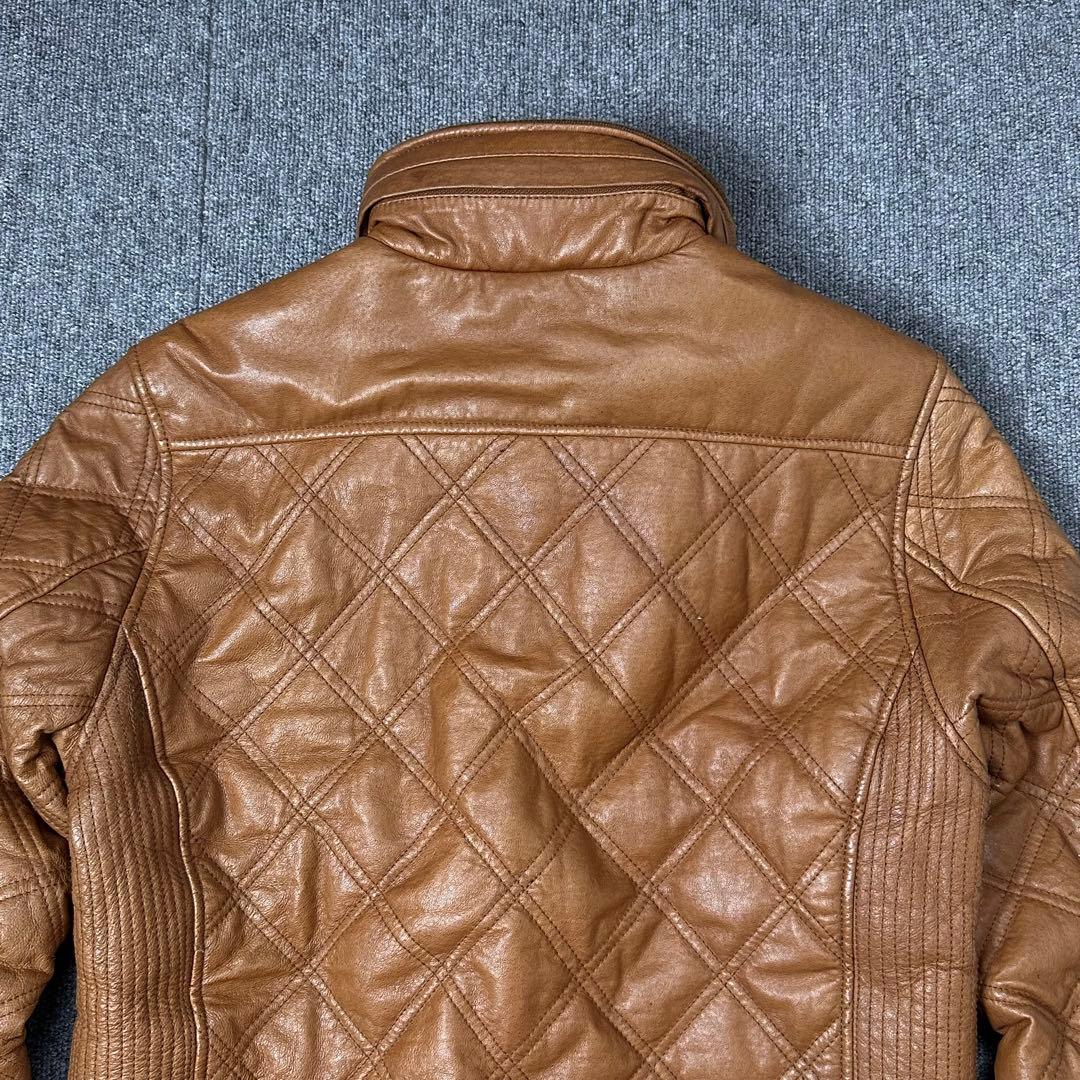 00s Leather jacket レザージャケット キルティング ブルゾン