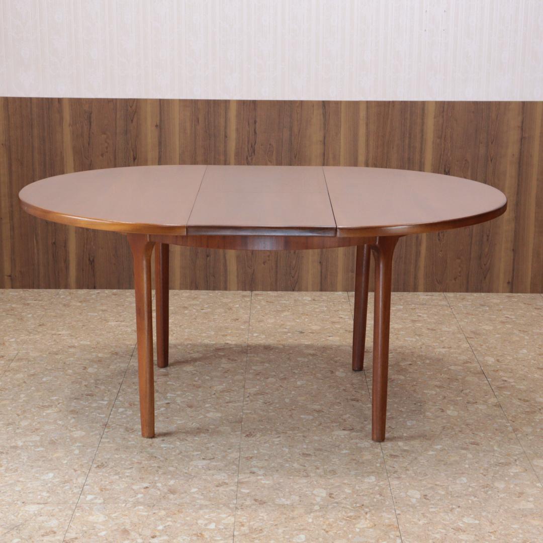 ダイニングテーブル ラウンド 伸長式 マッキントッシュ イギリス チーク